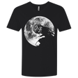 T-Shirts Black / X-Small Moon Men's Premium V-Neck