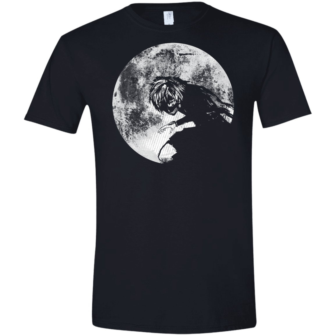 T-Shirts Black / X-Small Moon Men's Semi-Fitted Softstyle