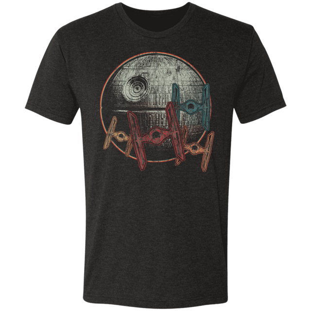 T-Shirts Vintage Black / S Moon of Death Men's Triblend T-Shirt