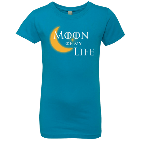 T-Shirts Turquoise / YXS Moon of my Life Girls Premium T-Shirt