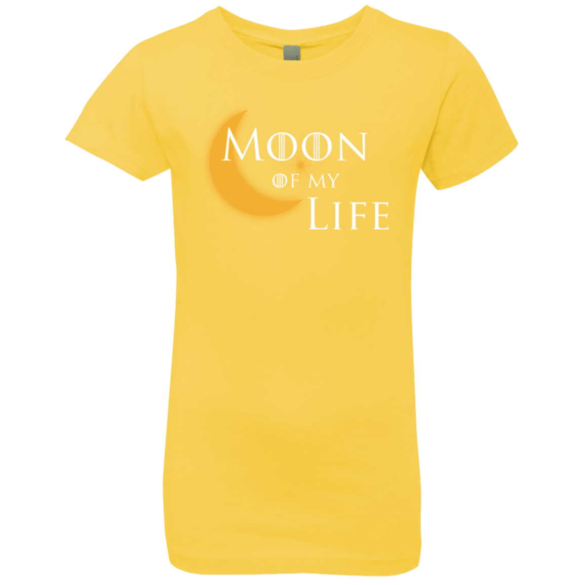T-Shirts Vibrant Yellow / YXS Moon of my Life Girls Premium T-Shirt
