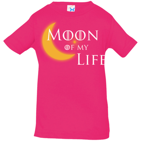 T-Shirts Hot Pink / 6 Months Moon of my Life Infant Premium T-Shirt