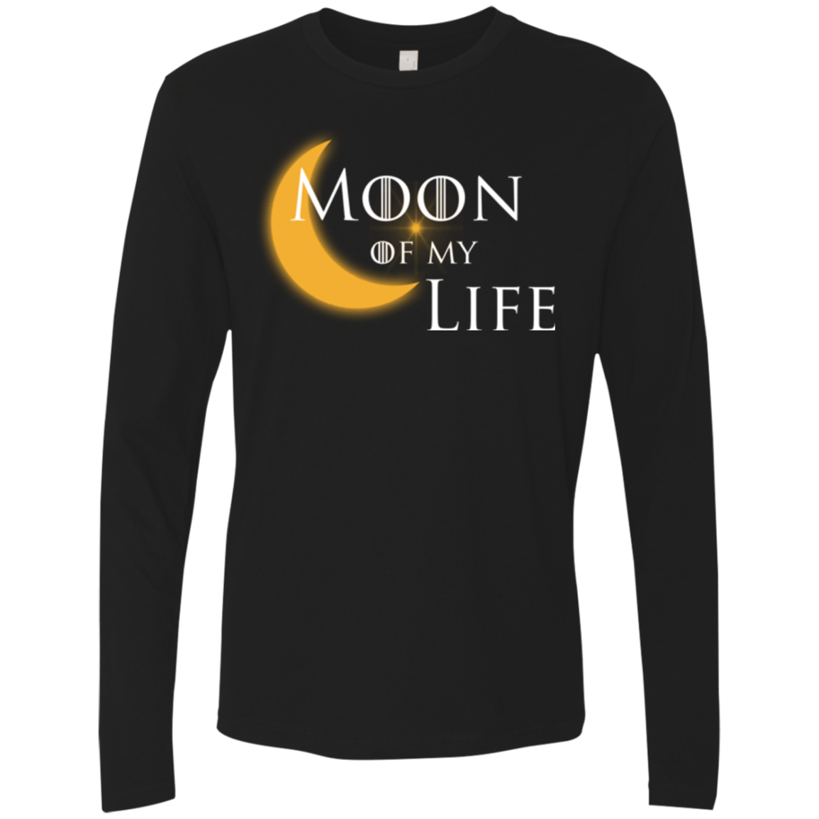T-Shirts Black / Small Moon of my Life Men's Premium Long Sleeve