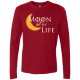 T-Shirts Cardinal / Small Moon of my Life Men's Premium Long Sleeve