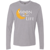 T-Shirts Heather Grey / Small Moon of my Life Men's Premium Long Sleeve
