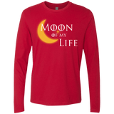 T-Shirts Red / Small Moon of my Life Men's Premium Long Sleeve