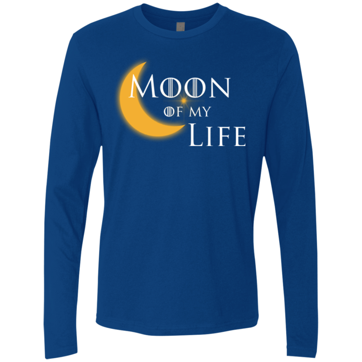 T-Shirts Royal / Small Moon of my Life Men's Premium Long Sleeve