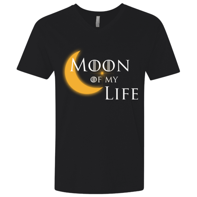 T-Shirts Black / X-Small Moon of my Life Men's Premium V-Neck