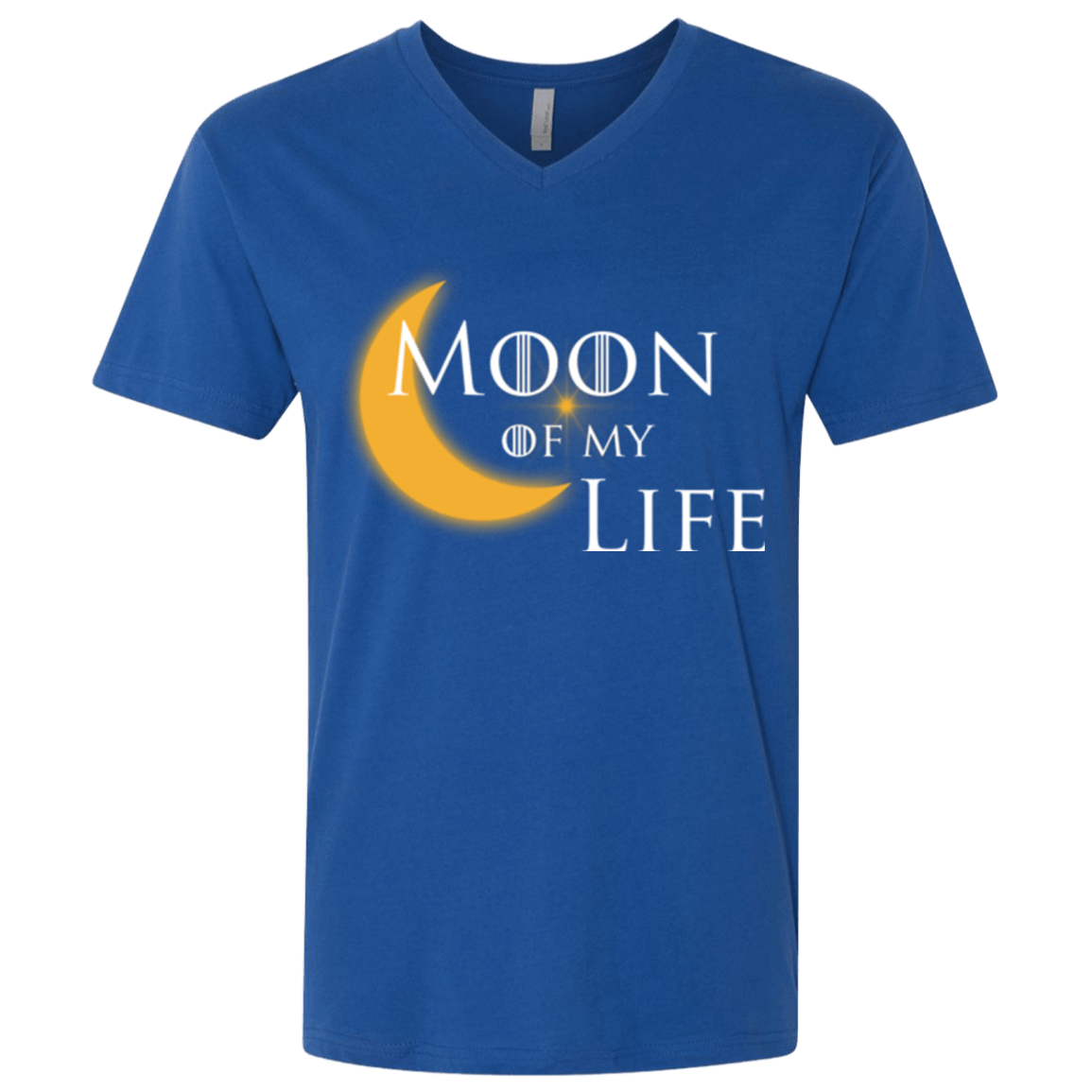 T-Shirts Royal / X-Small Moon of my Life Men's Premium V-Neck