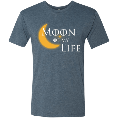 T-Shirts Indigo / Small Moon of my Life Men's Triblend T-Shirt