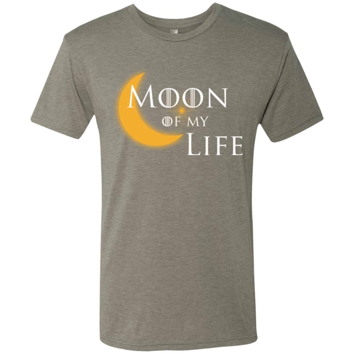 T-Shirts Venetian Grey / Small Moon of my Life Men's Triblend T-Shirt