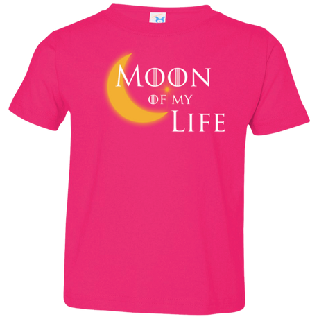 T-Shirts Hot Pink / 2T Moon of my Life Toddler Premium T-Shirt
