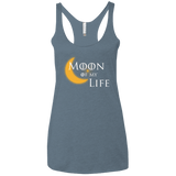 T-Shirts Indigo / X-Small Moon of my Life Women's Triblend Racerback Tank