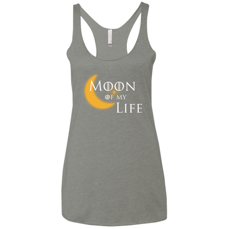 T-Shirts Venetian Grey / X-Small Moon of my Life Women's Triblend Racerback Tank