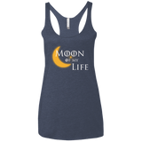 T-Shirts Vintage Navy / X-Small Moon of my Life Women's Triblend Racerback Tank