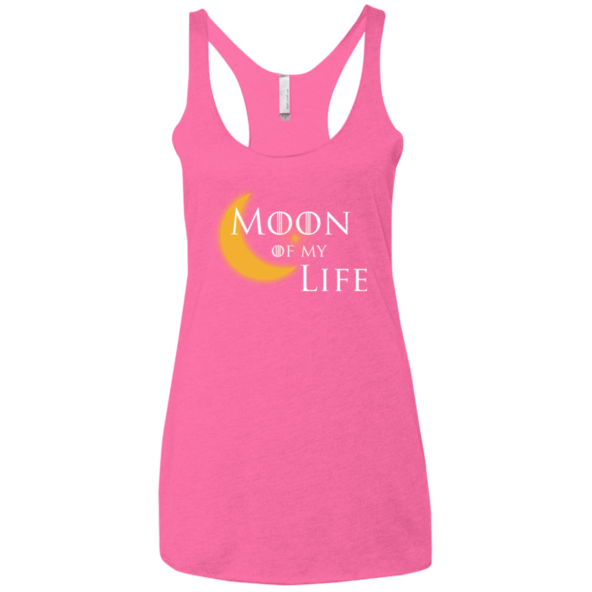 T-Shirts Vintage Pink / X-Small Moon of my Life Women's Triblend Racerback Tank