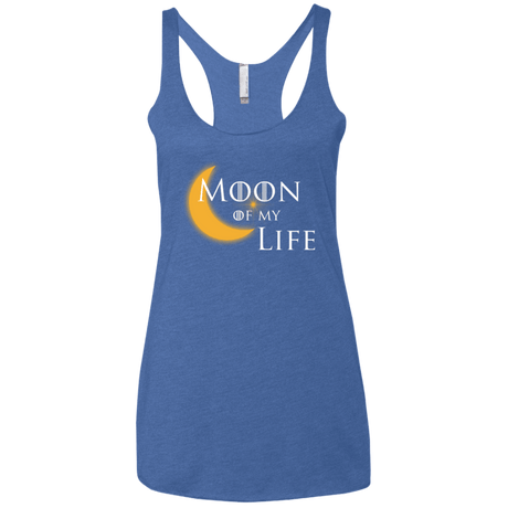 T-Shirts Vintage Royal / X-Small Moon of my Life Women's Triblend Racerback Tank
