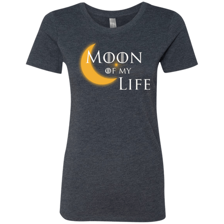 T-Shirts Vintage Navy / Small Moon of my Life Women's Triblend T-Shirt