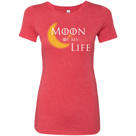T-Shirts Vintage Red / Small Moon of my Life Women's Triblend T-Shirt