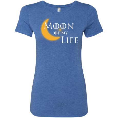 T-Shirts Vintage Royal / Small Moon of my Life Women's Triblend T-Shirt