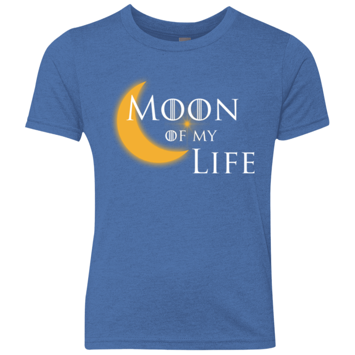 T-Shirts Vintage Royal / YXS Moon of my Life Youth Triblend T-Shirt