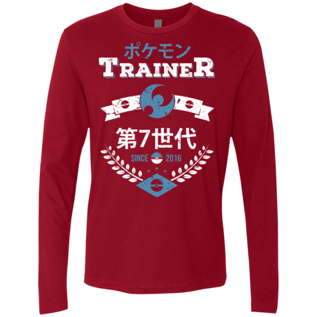 T-Shirts Cardinal / Small Moon Trainer Men's Premium Long Sleeve