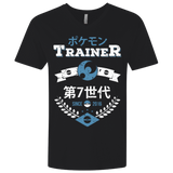 T-Shirts Black / X-Small Moon Trainer Men's Premium V-Neck