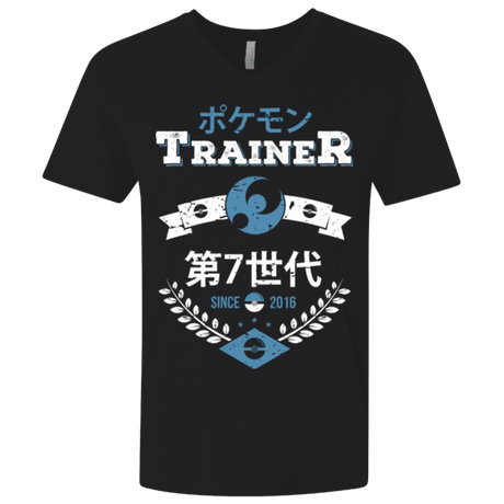 T-Shirts Black / X-Small Moon Trainer Men's Premium V-Neck