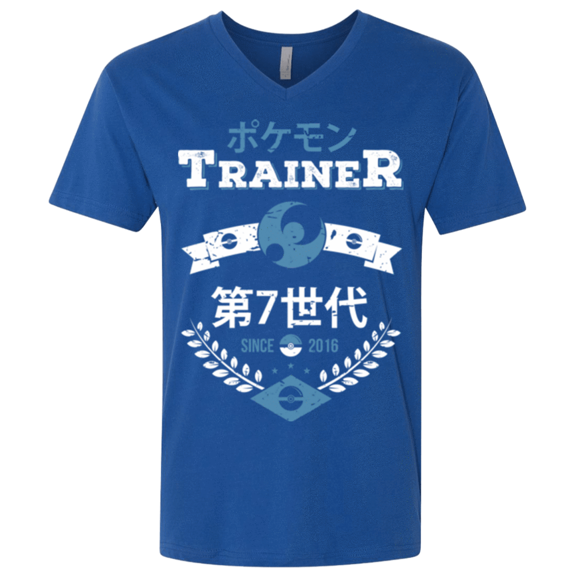 T-Shirts Royal / X-Small Moon Trainer Men's Premium V-Neck