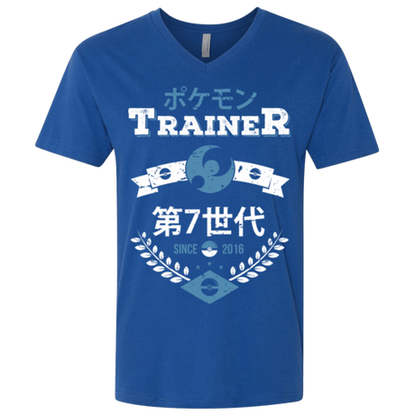 T-Shirts Royal / X-Small Moon Trainer Men's Premium V-Neck