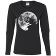 T-Shirts Black / S Moon Women's Long Sleeve T-Shirt