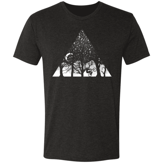 T-Shirts Vintage Black / S Moonlight Bike Ride Men's Triblend T-Shirt