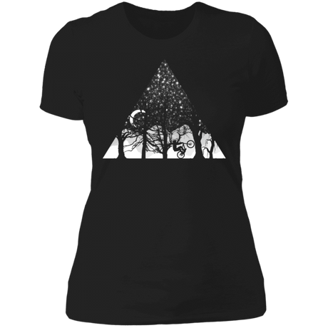 T-Shirts Black / X-Small Moonlight Bike Ride Women's Premium T-Shirt