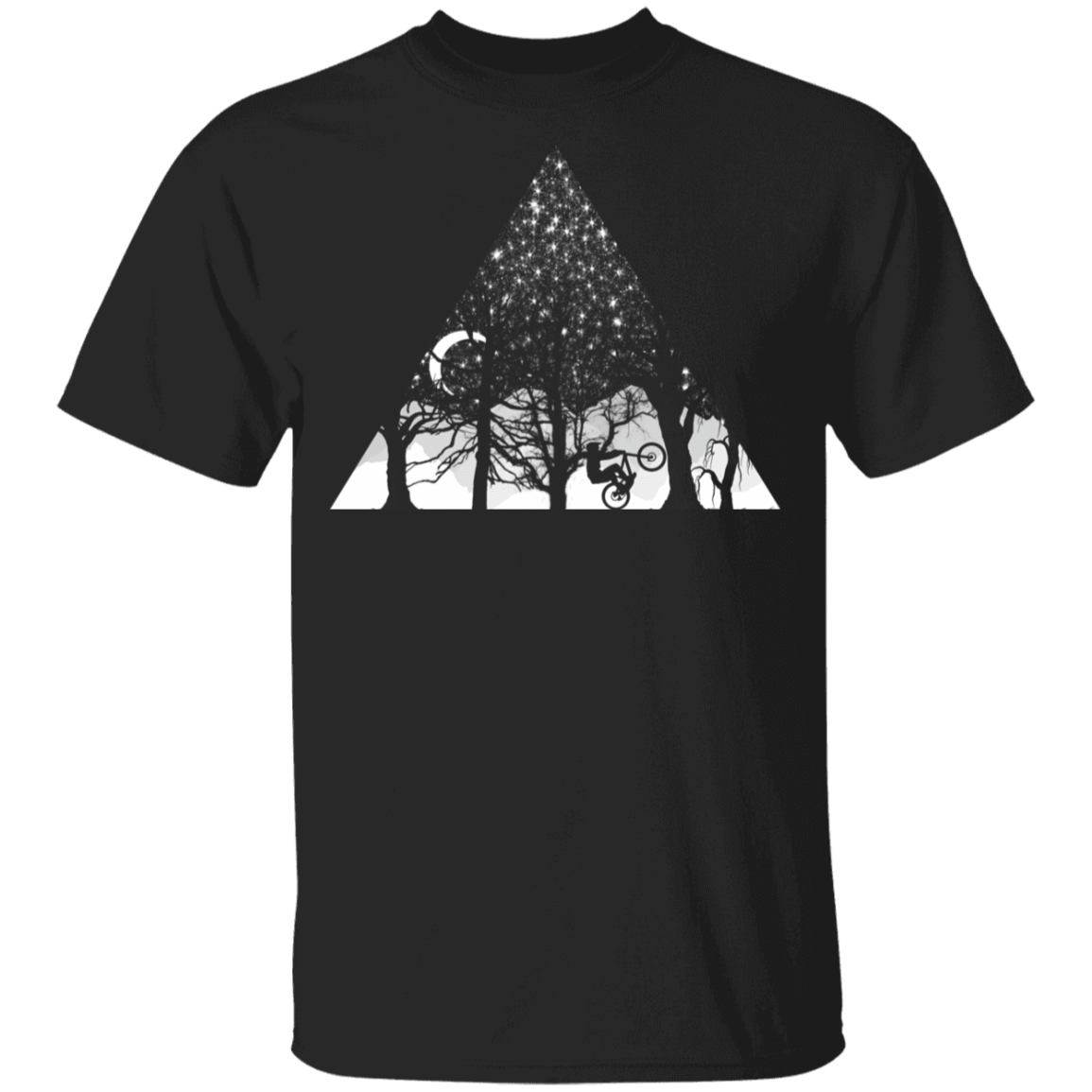 T-Shirts Black / YXS Moonlight Bike Ride Youth T-Shirt