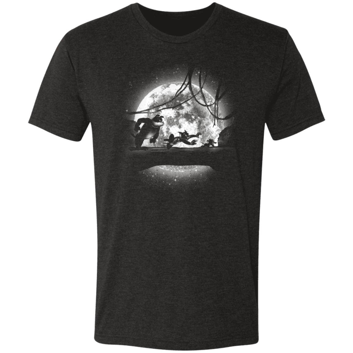 T-Shirts Vintage Black / S Moonlight Chase Men's Triblend T-Shirt