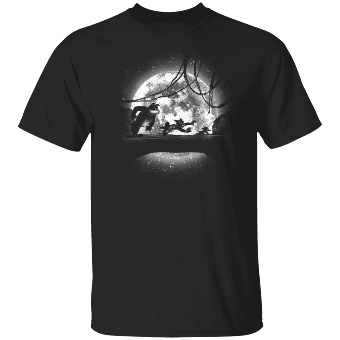 T-Shirts Black / S Moonlight Chase T-Shirt