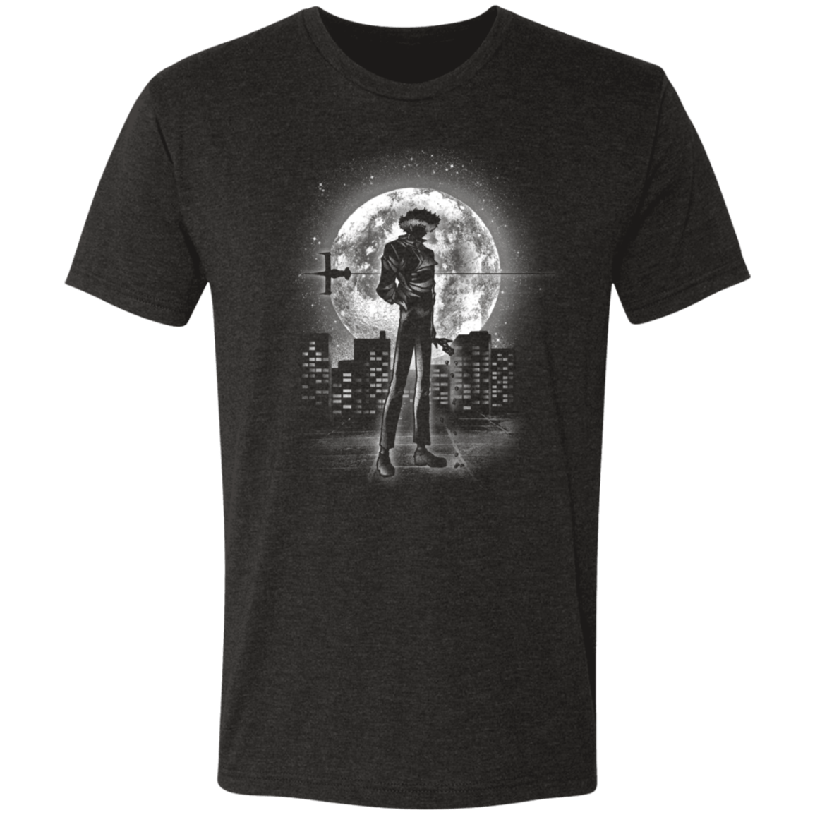 T-Shirts Vintage Black / S Moonlight Cowboy Men's Triblend T-Shirt