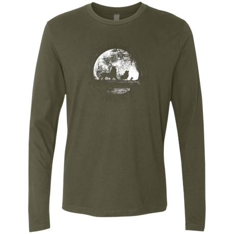 T-Shirts Military Green / Small Moonlight Men's Premium Long Sleeve