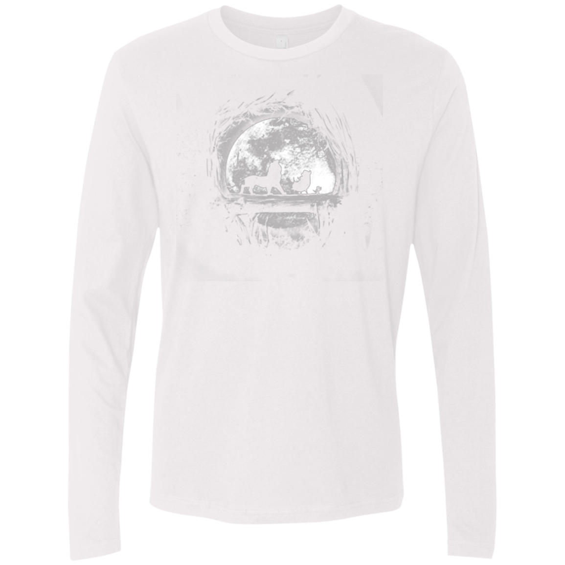 T-Shirts White / Small Moonlight Men's Premium Long Sleeve