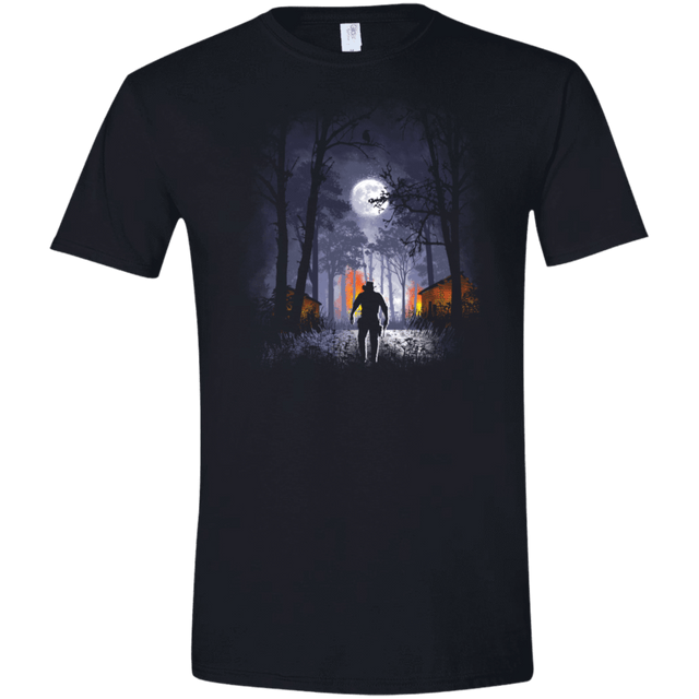 T-Shirts Black / X-Small Moonlight Men's Semi-Fitted Softstyle