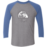 T-Shirts Premium Heather/ Vintage Royal / X-Small Moonlight Men's Triblend 3/4 Sleeve