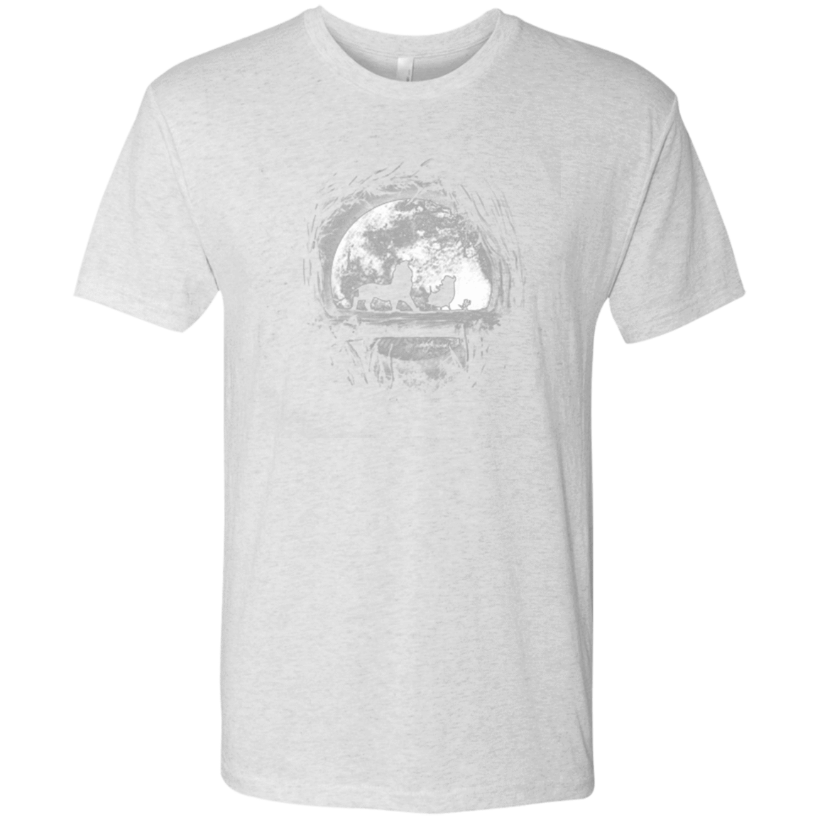 T-Shirts Heather White / Small Moonlight Men's Triblend T-Shirt