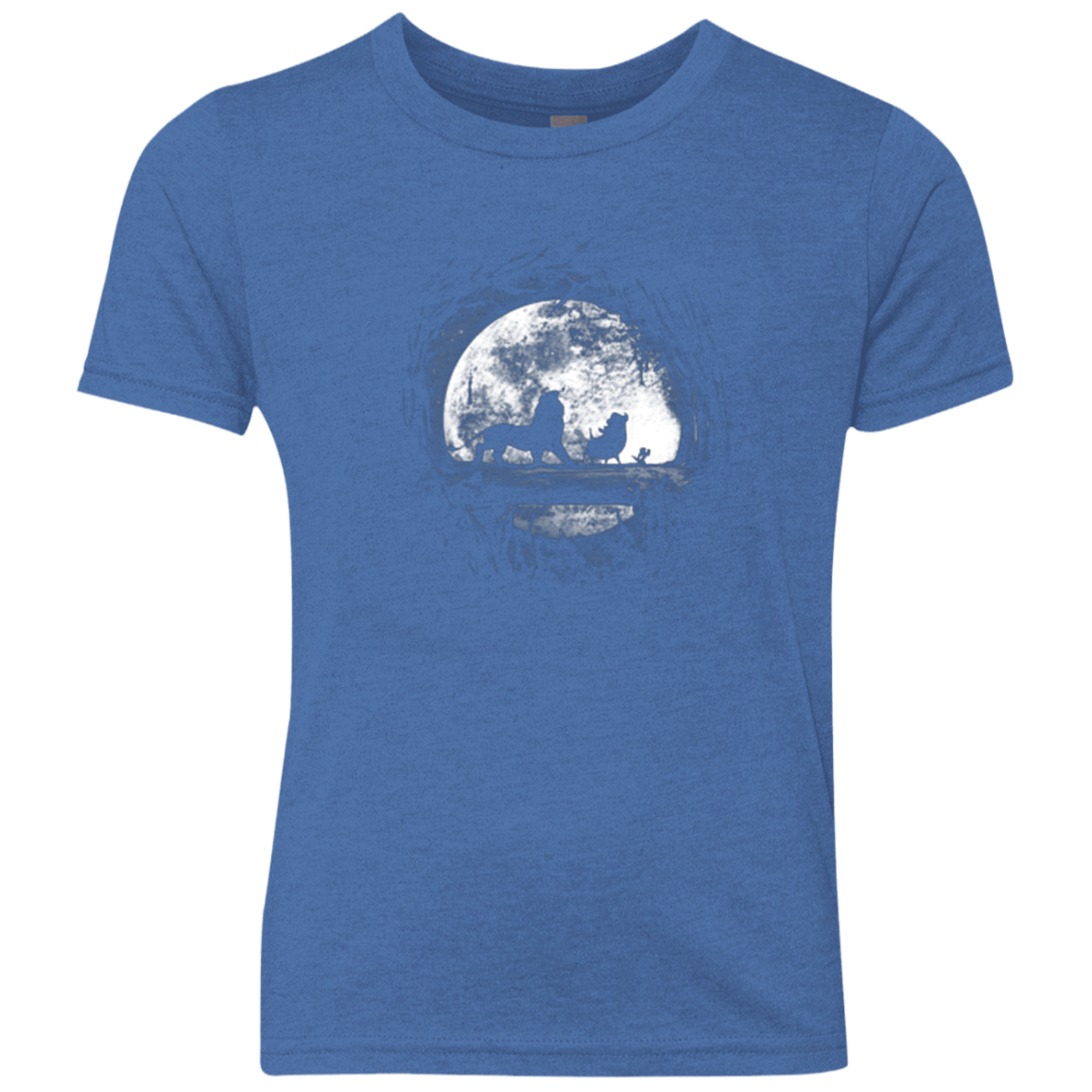 T-Shirts Vintage Royal / YXS Moonlight Youth Triblend T-Shirt