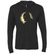 T-Shirts Vintage Black / X-Small Moonlit Knight Triblend Long Sleeve Hoodie Tee