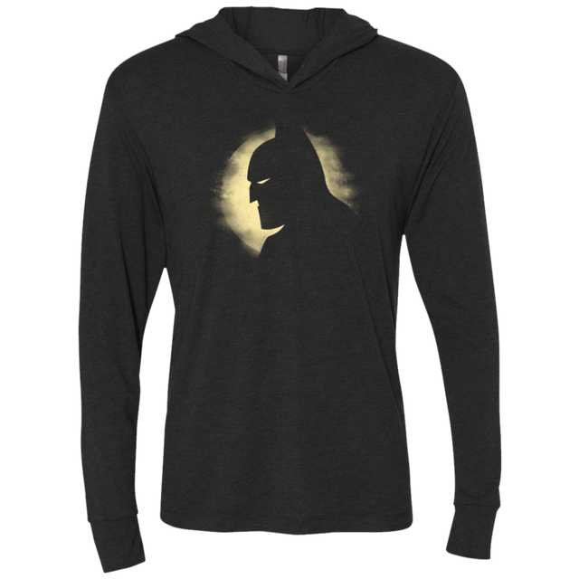 T-Shirts Vintage Black / X-Small Moonlit Knight Triblend Long Sleeve Hoodie Tee