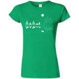 T-Shirts Irish Green / S Moonlit Travels Junior Slimmer-Fit T-Shirt