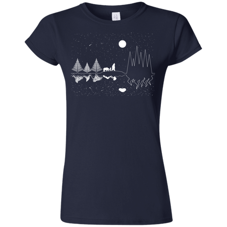 T-Shirts Navy / S Moonlit Travels Junior Slimmer-Fit T-Shirt