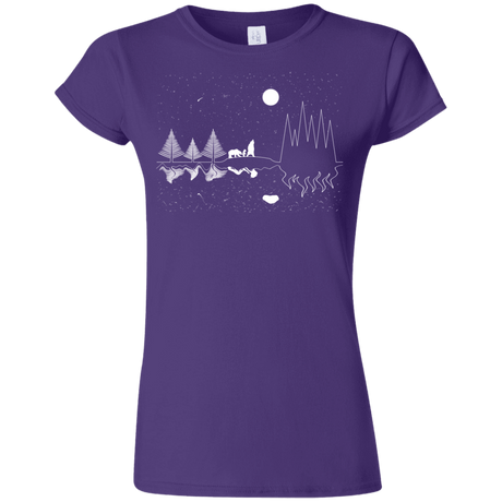 T-Shirts Purple / S Moonlit Travels Junior Slimmer-Fit T-Shirt