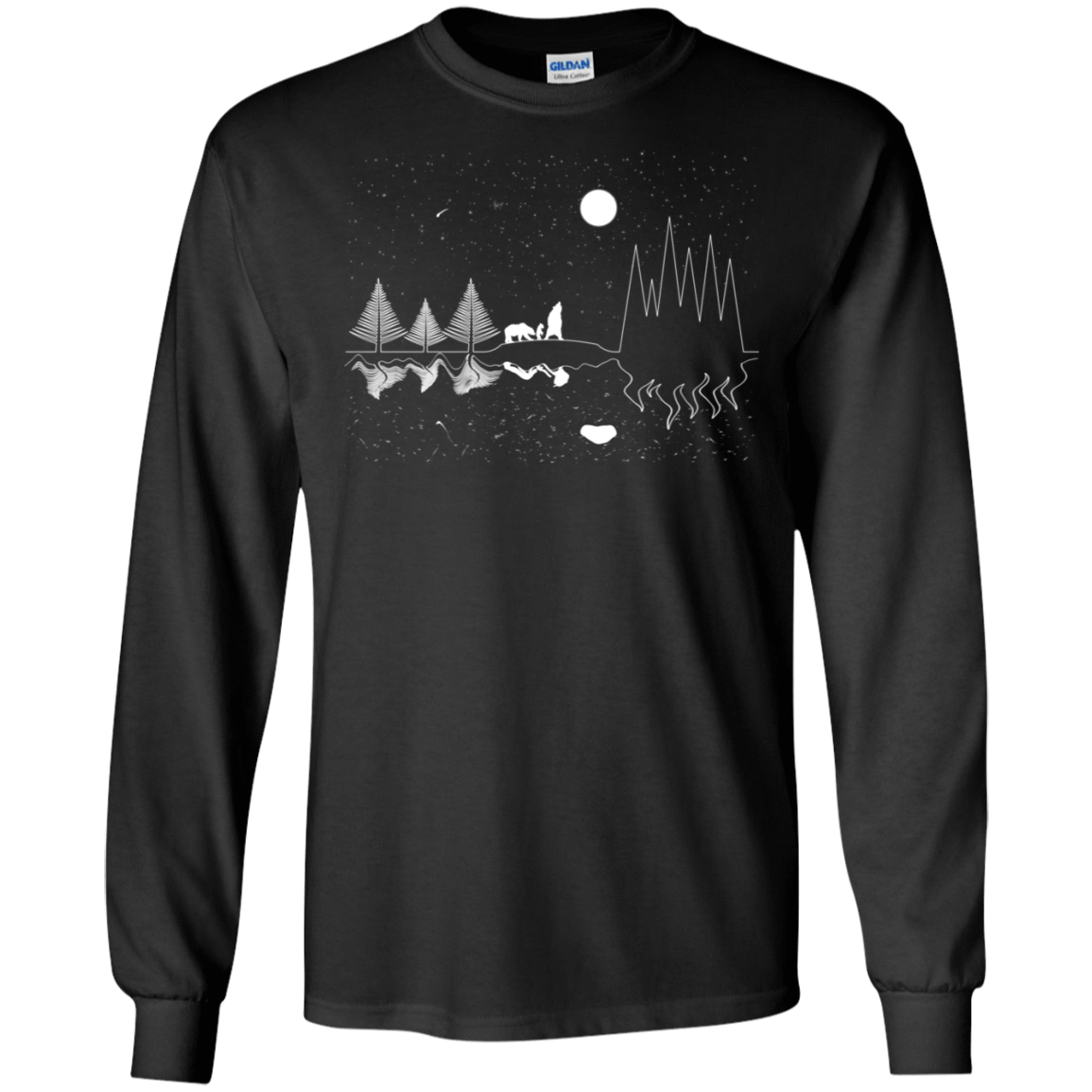 Moonlit Travels Men's Long Sleeve T-Shirt