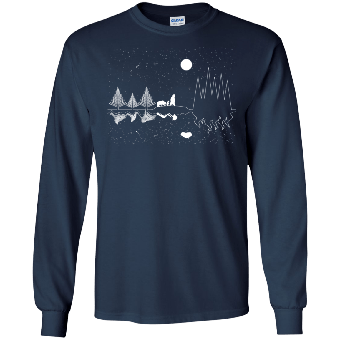 Moonlit Travels Men's Long Sleeve T-Shirt